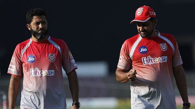 Wasim Jaffer and Anil Kumble were part of the KXIP coaching staff in IPL 2020