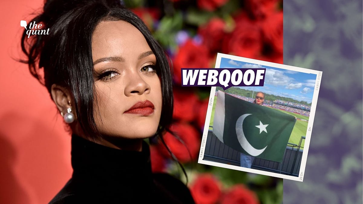 An image of Rihanna purportedly posing with a Pakistani flag went viral on social media hours after the song-songwriter <a href="https://www.thequint.com/news/india/international-figures-support-farmer-protests-in-india">tweeted in support of farmers</a>. Image used for representation.