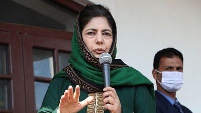 J&K: PDP President Mehbooba Mufti.