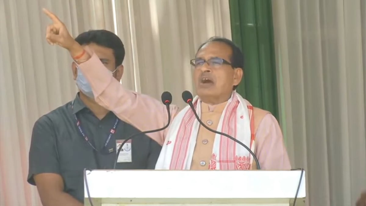 MP chief minister Shivraj Chouhan relied on an edited video to claim All India United Democratic Front (AIUDF) chief Badruddin Ajmal called for an ‘Islamic nation.’