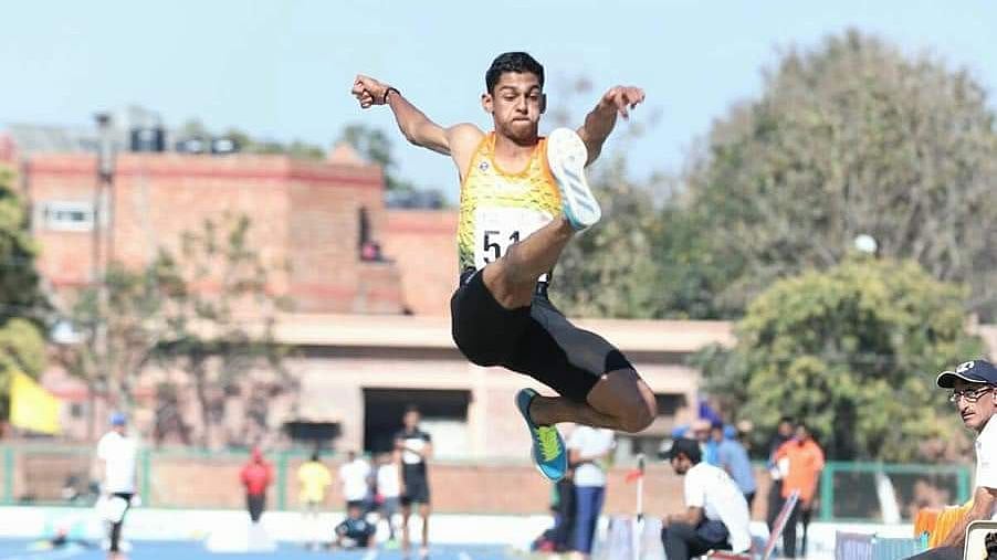 M. Sreeshankar of Kerala on Tuesday booked a place in this year’s Olympic Games with a national record leap of 8.26 metres