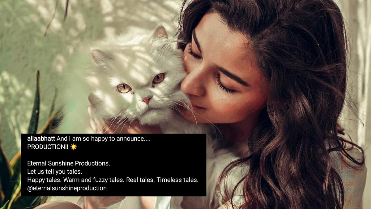 Alia Bhatt promises to tell 'timeless tales' under her banner 'Eternal Sunshine Productions'