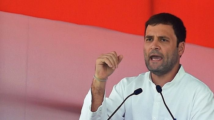 Congress leader Rahul Gandhi. 
