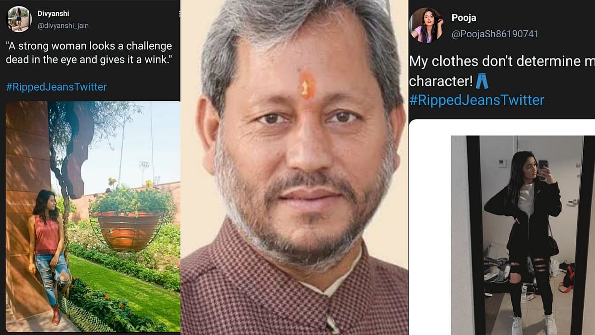 <div class="paragraphs"><p>Uttarakhand CM Tirath Singh Rawat said that woman should dress to preserve the sanctity of homes.</p></div>