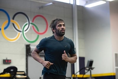Bajrang Punia training for 2021 Tokyo Olympics