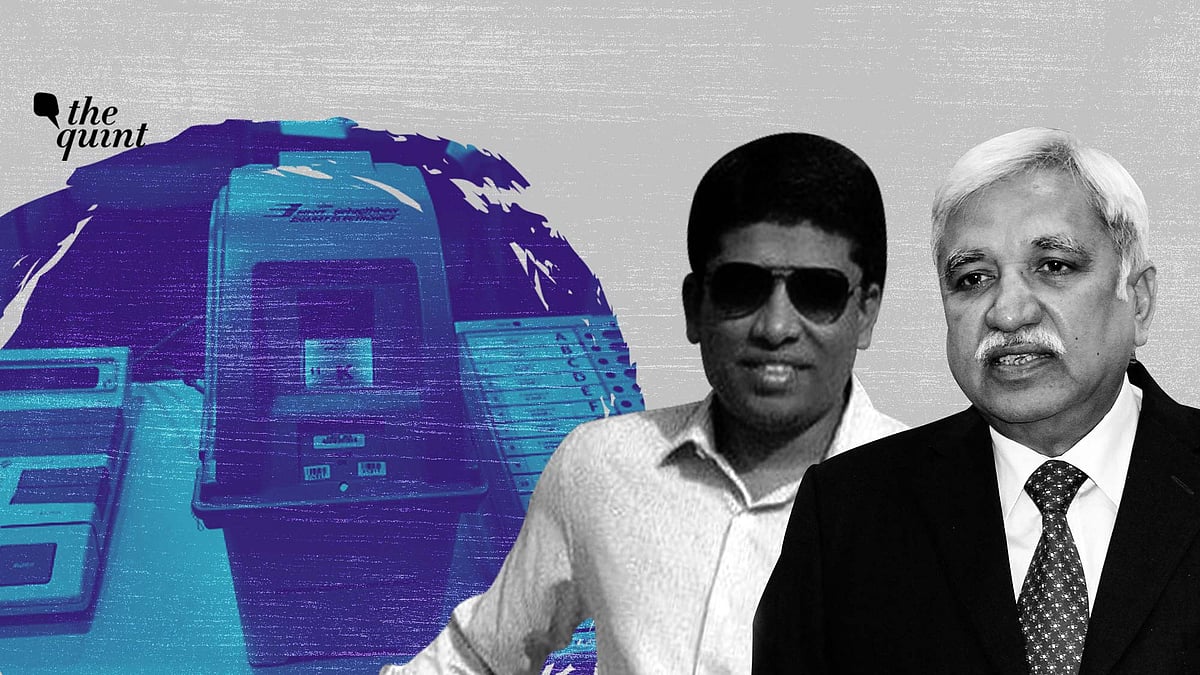 <div class="paragraphs"><p>Ex-IAS &amp; former Election Returning Officer Kannan Gopinathan had complained to EC saying EVM-VVPAT machines could be  manipulated if connected to an external device, through which a malware could be inserted. But EC says the complaint needs no investigation.&nbsp;</p></div>