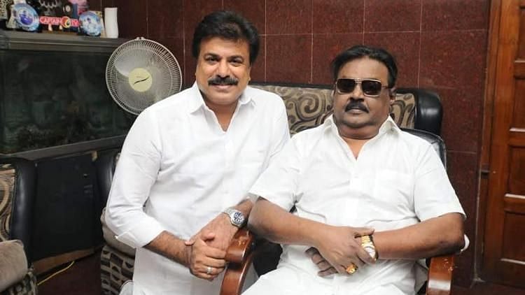 DMDK Deputy General Secretary LK Sudhish wrote, “Our Chief Minister Vijayakant, our symbol Murasu and our flag is DMDK party flag”.