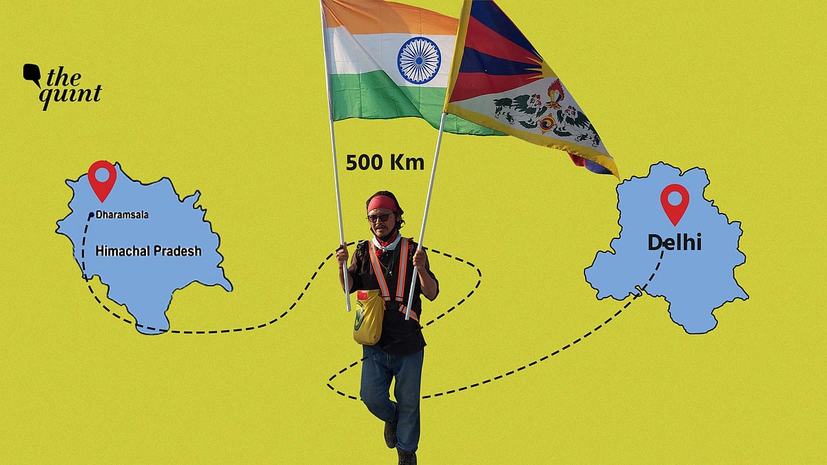 46-year-old Tenzin Tsundue is a man on a mission to tell people about Tibet, the land he comes from but has never seen.
