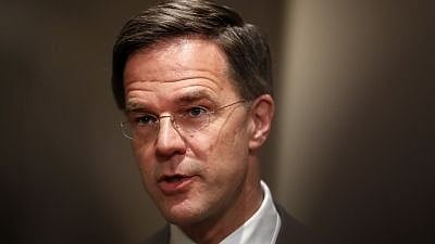 Netherlands Prime Minister Mark Rutte.