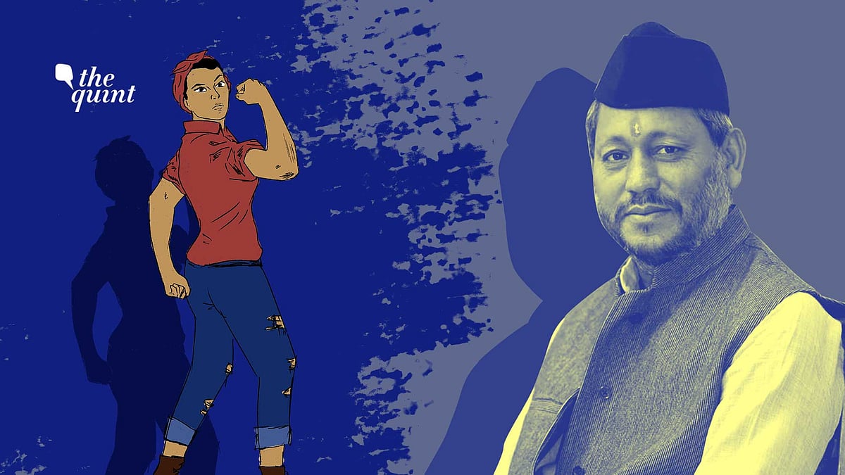 Indian women are flooding Twitter with their photos in ripped jeans after Uttarakhand CM Tirath Singh Rawat’s remarks. 