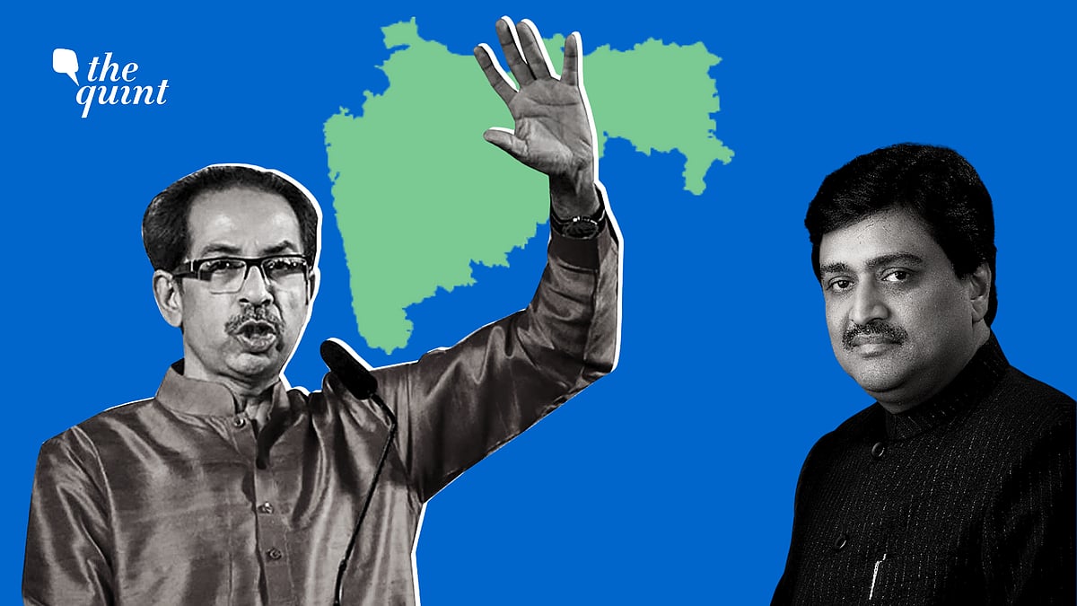 Maharashtra Chief Minister Udhav Thackeray (left) and PWD Minister of Maharashtra Ashok Chavan