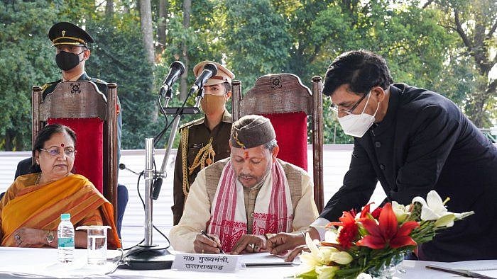 Uttarakhand Chief Minister Tirath Singh Rawat.