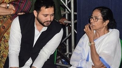 File photo of Mamata Banerjee and Tejashwi Yadav.