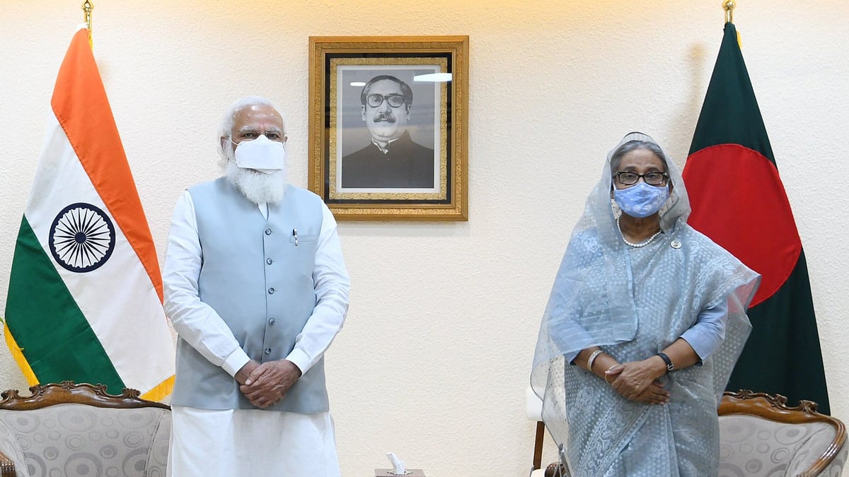 On the second and final day of his Bangladesh visit, Prime Minister Narendra Modi on Saturday, 27 March, addressed the Matua community in Orakandi.