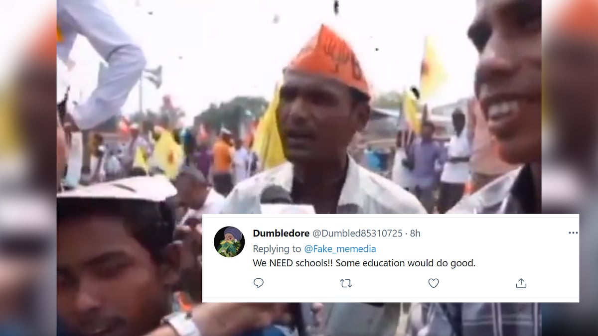 <div class="paragraphs"><p>Man at election rally claims corona can be cured by standing in the sun.</p></div>