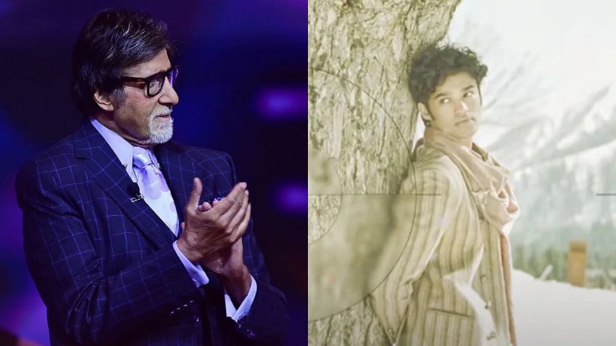 <div class="paragraphs"><p>Amitabh Bachchan; Babil Khan in 'Qala'</p></div>