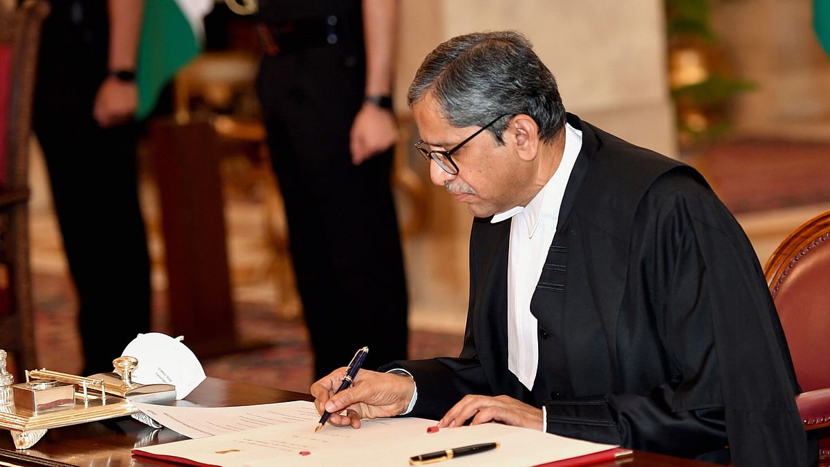 <div class="paragraphs"><p>File photo of CJI Ramana.</p></div>