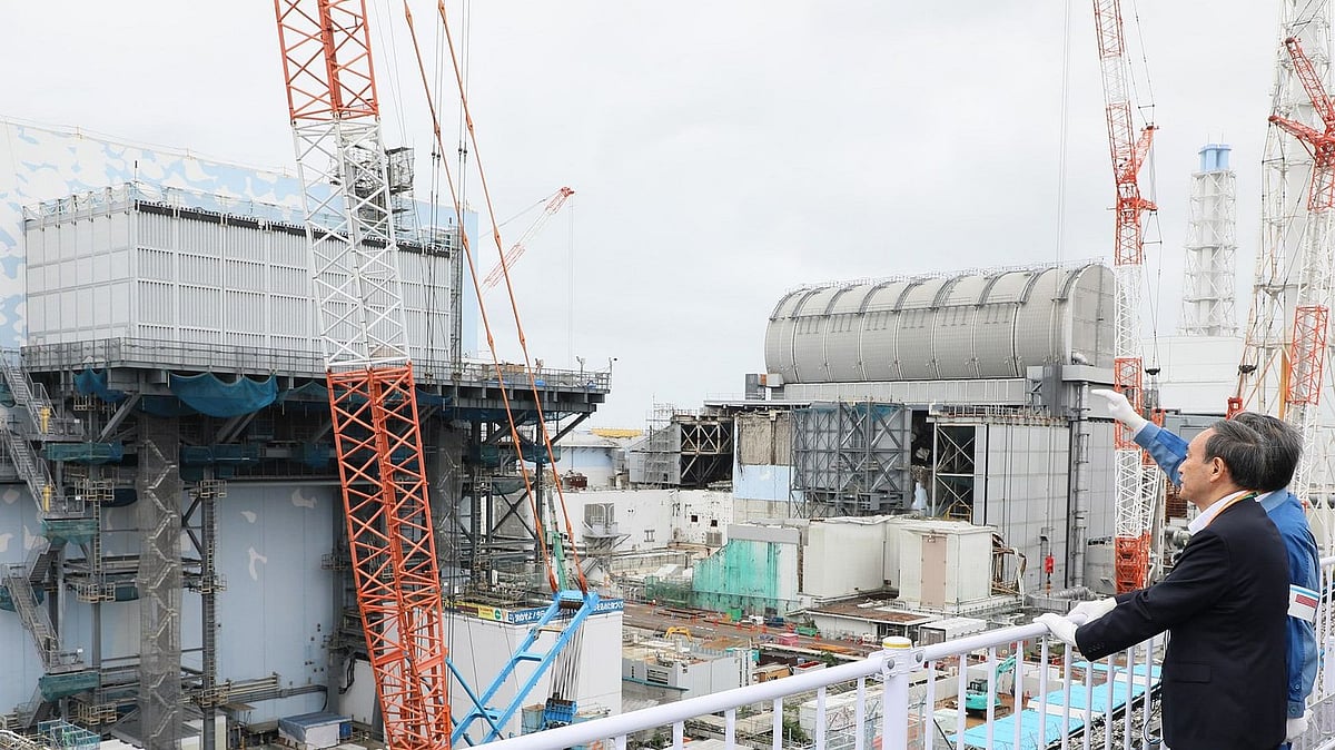 Prime Minister Suga inspecting TEPCO’s Fukushima Daiichi Nuclear Power Station