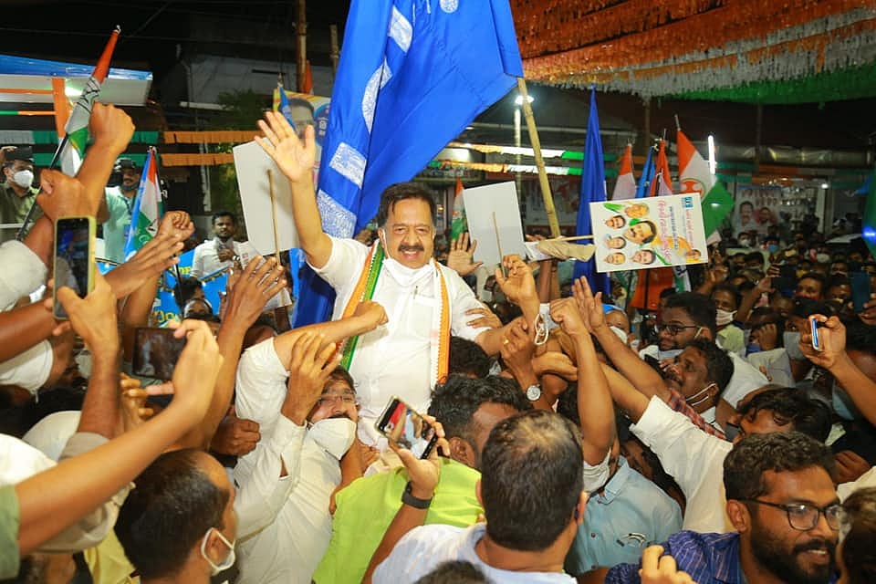 Congress leader Ramesh Chennithala is contesting from Haripad