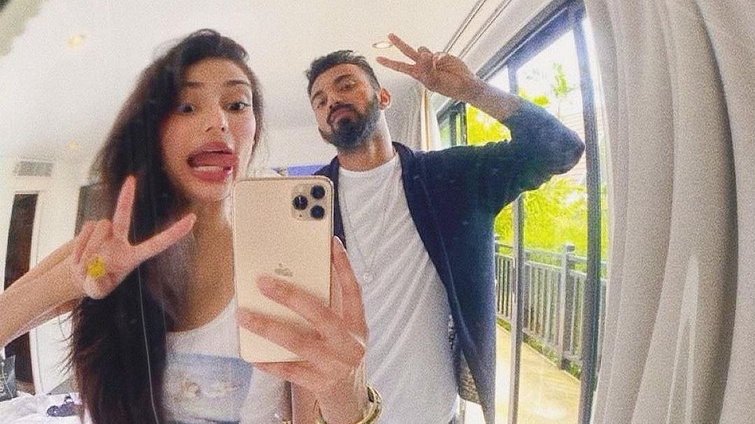 Athiya Shetty wished KL Rahul on his birthday on social media.&nbsp;
