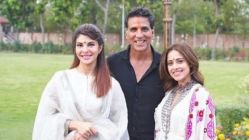 <div class="paragraphs"><p> Jacqueline Fernandez, Akshay Kumar, and&nbsp;Nushrratt Bharuccha,</p></div>