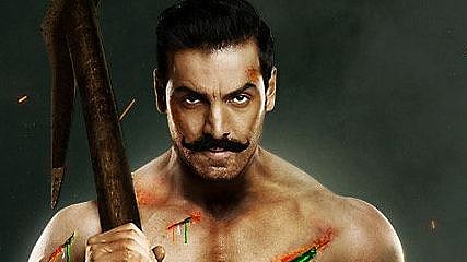 <div class="paragraphs"><p>John Abraham in a poster from 'Satyameva Jayate 2'. </p></div>