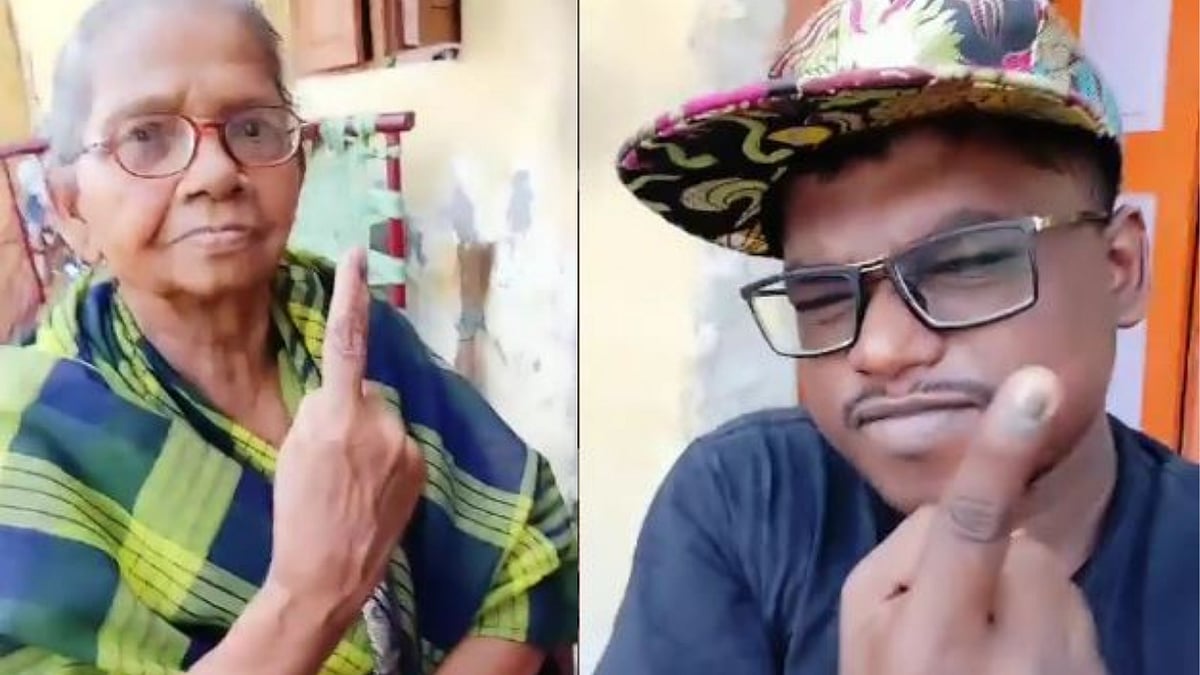 <div class="paragraphs"><p>Arivu and his grandmother Valliammal in the video</p></div>