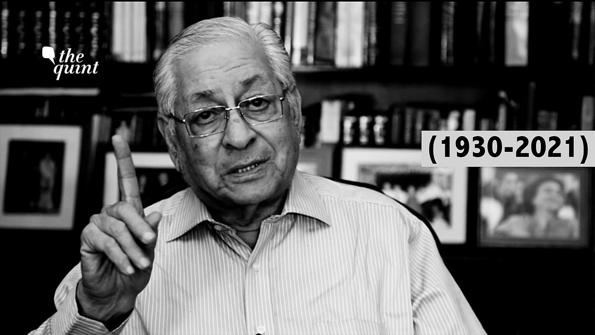 File photo of Soli Sorabjee.