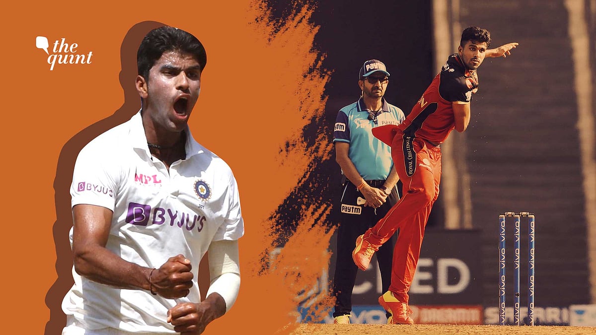 Washington Sundar made his Test debut in Brisbane.&nbsp;