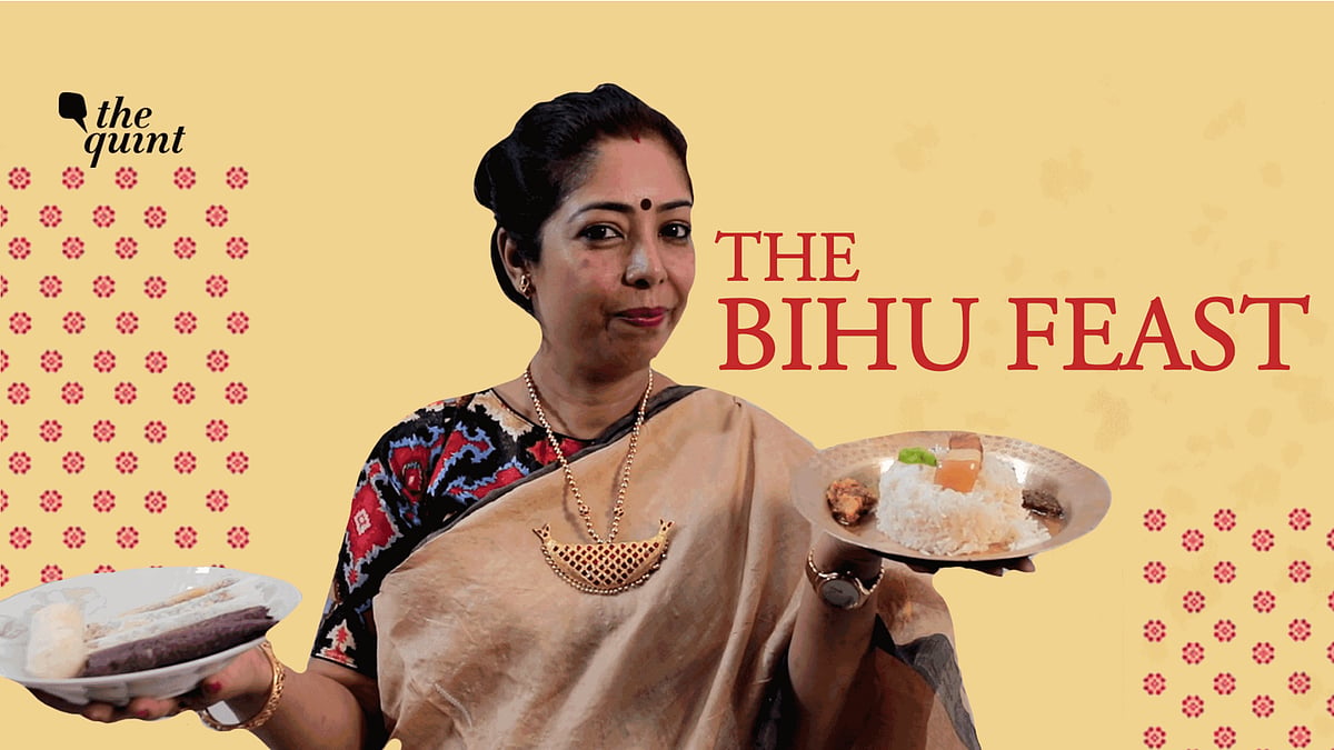 Food blogger Bandana Borah Saikia cooks a traditional Assamese pork curry.