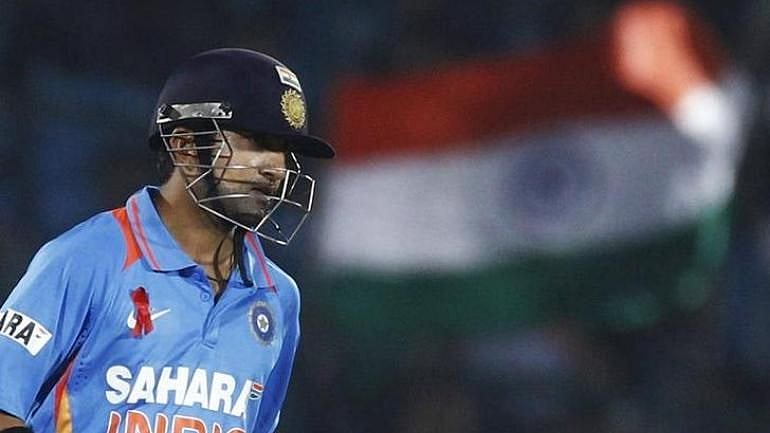 Gautam Gambhir was instrumental in helping India win the 2011 World Cup. 