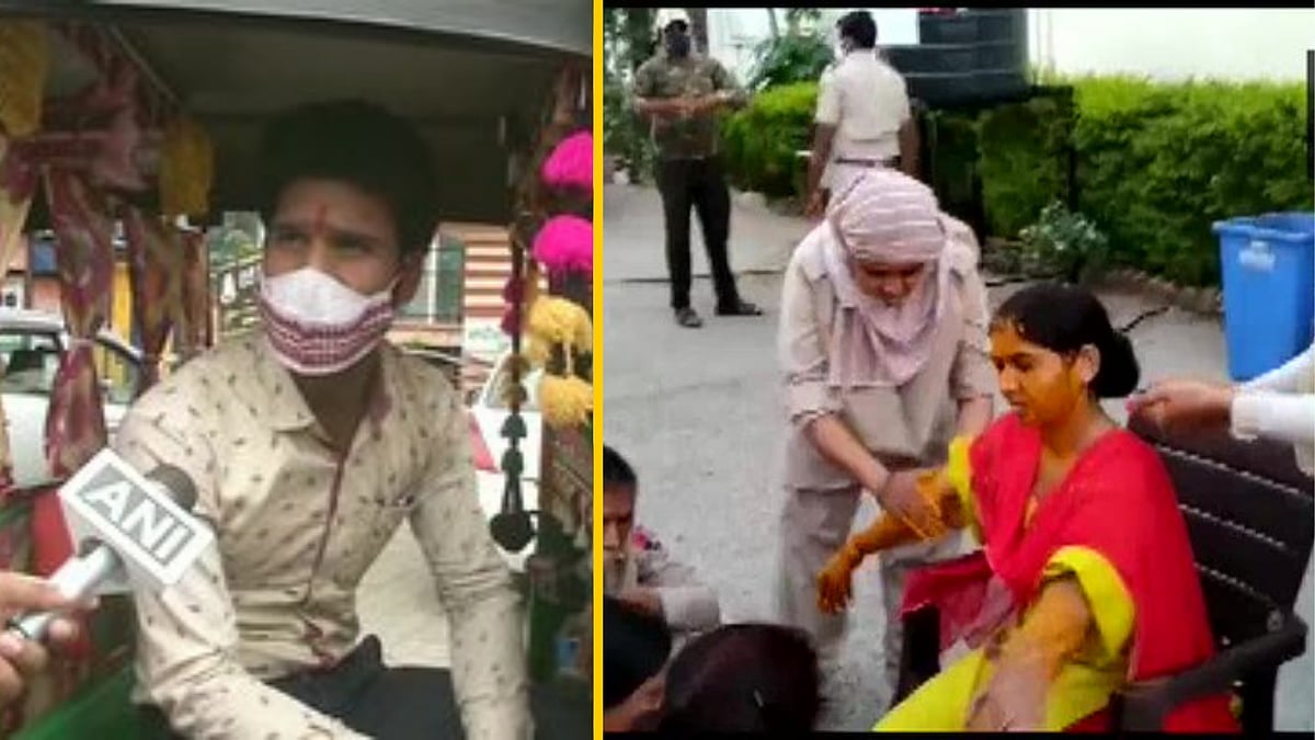 <div class="paragraphs"><p>(Left) Auto Driver Ravi, (Right) Police Constable Asha</p></div>