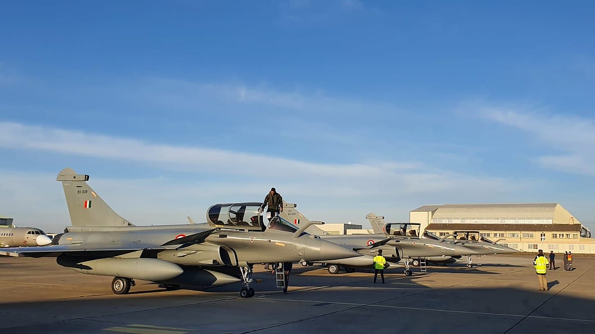 <div class="paragraphs"><p> Indian Air Force (IAF) Rafale fighter jets. </p></div>