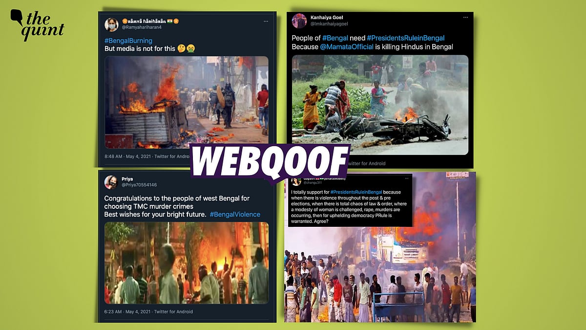 Several incidents of violence have been reported from West Bengal after results were announced on 2 May.