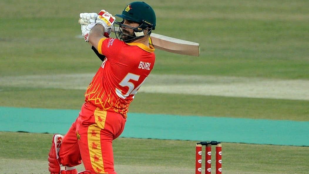 Ryan Burl in action for Zimbabwe. 