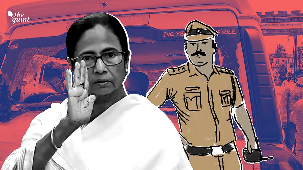 Who was responsible for law and order when post-poll violence and misinformation was spiraling in West Bengal?