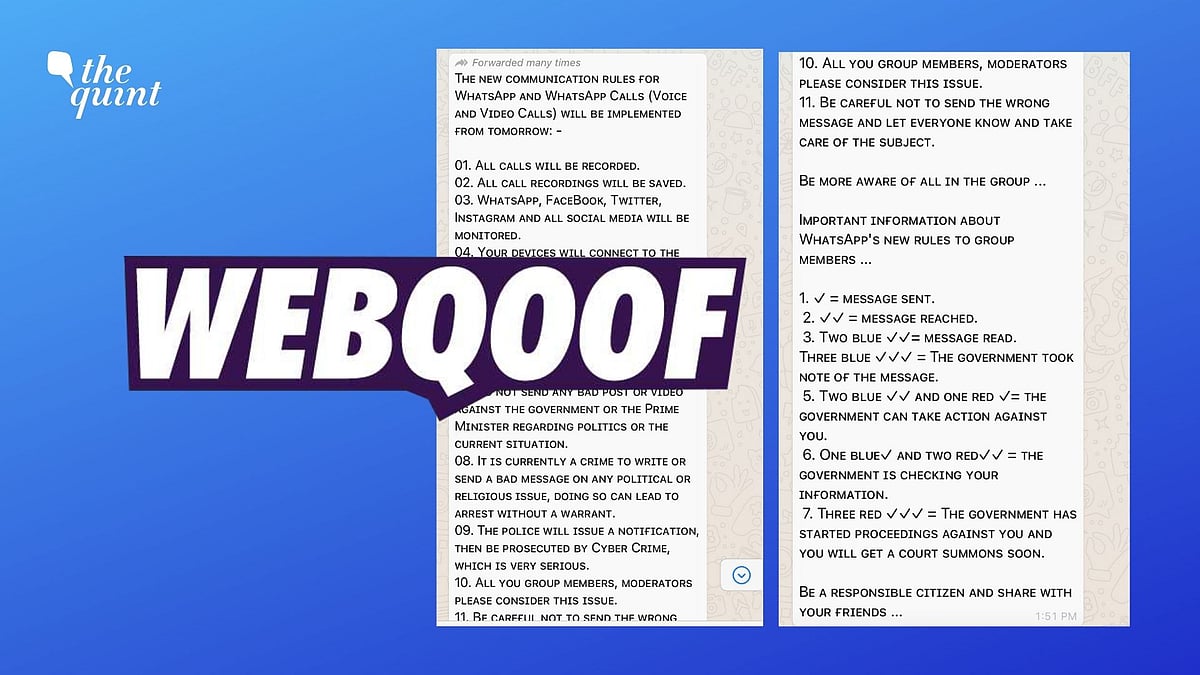 A text message claiming that the government is monitoring all social media messages is going viral again.