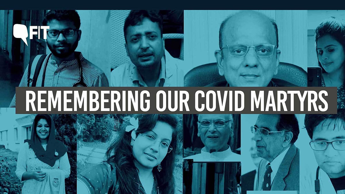 Remembering the COVID martyrs.