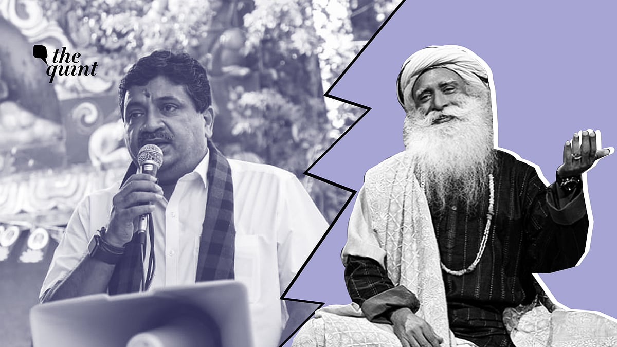 TN Finance Minister P Thiaga Rajan has questioned commercial interests of spiritual guru Jaggi Vasudev.