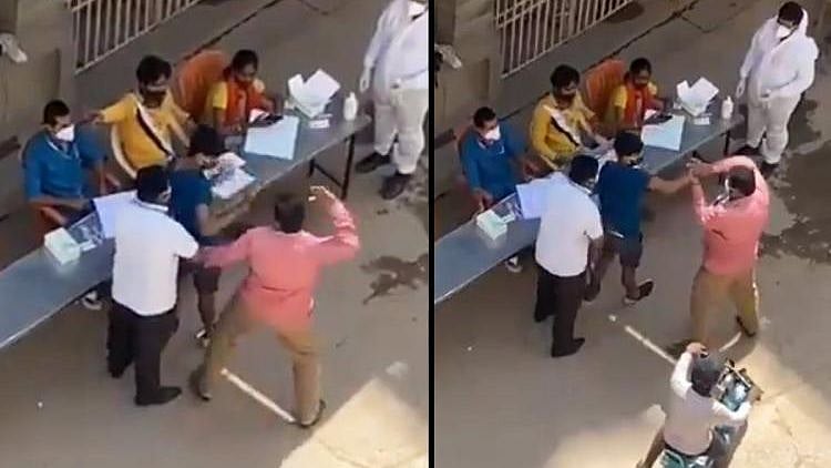 The incident took place in Chickpet in Bengaluru. 