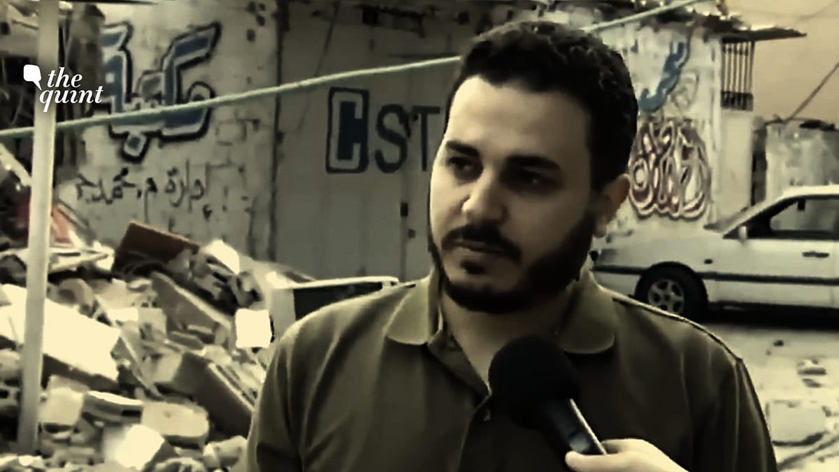 Owner  breaks down as Gaza’s biggest bookstore is destroyed by Israeli air strike