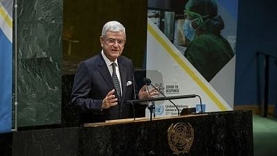 UN General Assembly President Volkan Bozkir.