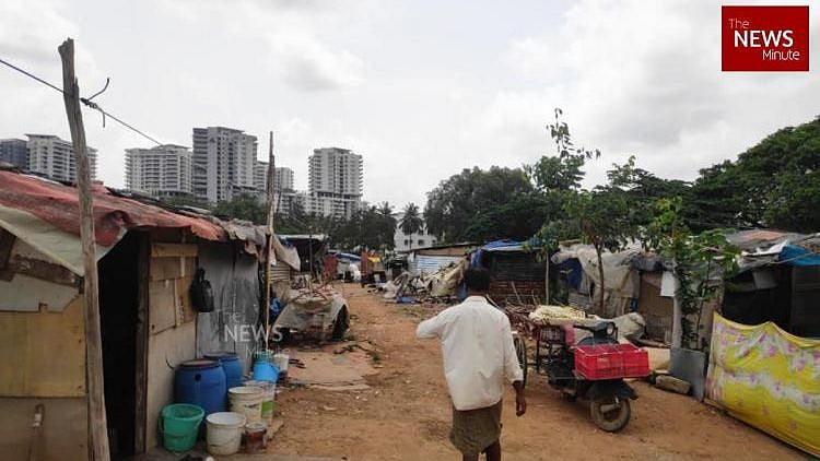<div class="paragraphs"><p>Migrant settlement in Bengaluru.&nbsp;</p></div>