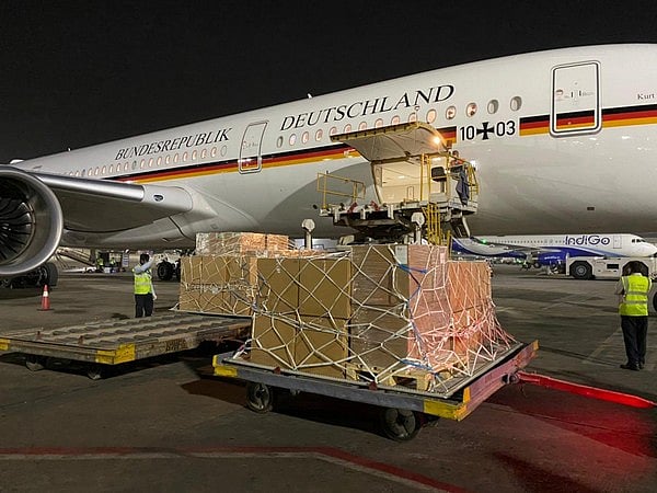 <div class="paragraphs"><p>India receives medical aid from Germany. </p></div>