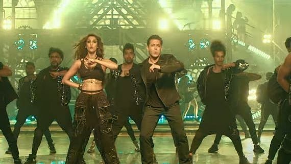<div class="paragraphs"><p>Disha Patani and Salman Khan in Radhe's song 'Seeti Maar'</p></div>