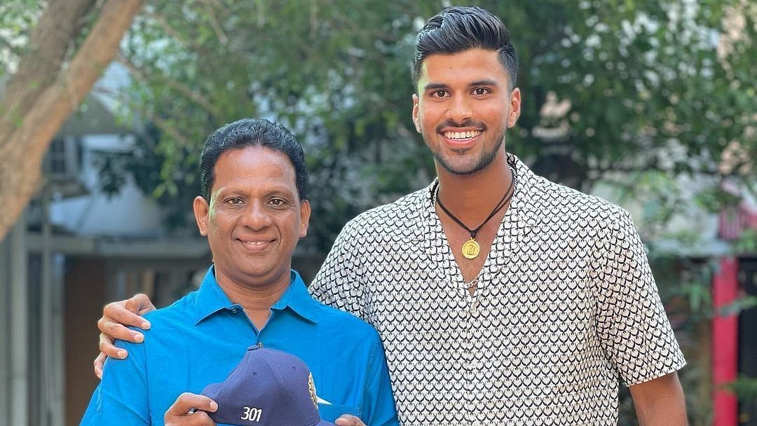 Washington Sundar made his Test debut in Australia. 