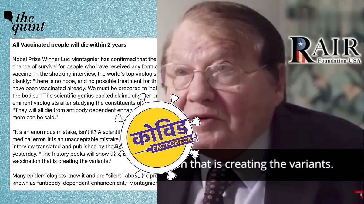 Former Nobel prize laureate Luc Montagnie has made several claims in the past for which he has been criticised.
