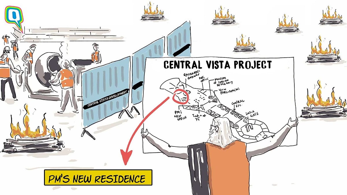 Even as the second wave of COVID-19 ravages India, work continues for the Central Vista project, worth an estimate of 200 billion rupees.