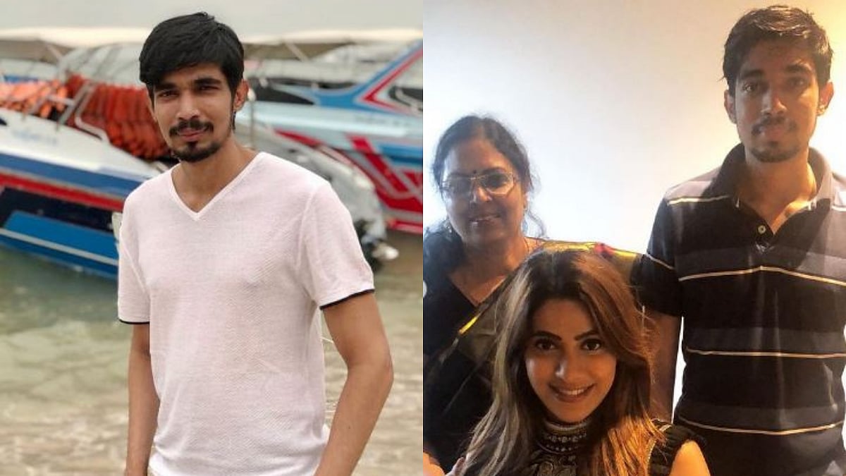 <div class="paragraphs"><p>Nikki Tamboli's brother Jatin; and her family</p></div>