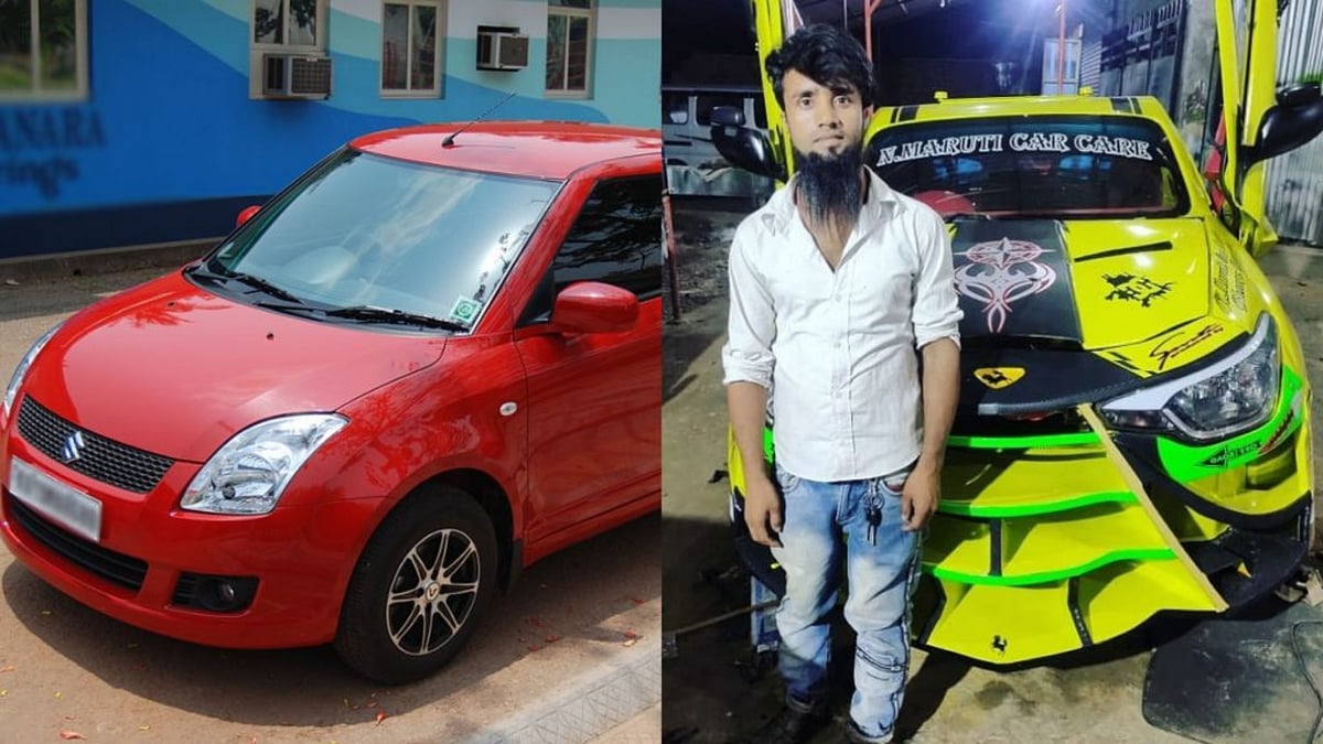 <div class="paragraphs"><p>Nurul Haque, a 30-year-old mechanic has spent close to Rs 6.2 lakh to transform a Maruti Swift into a Lamborghini</p></div>